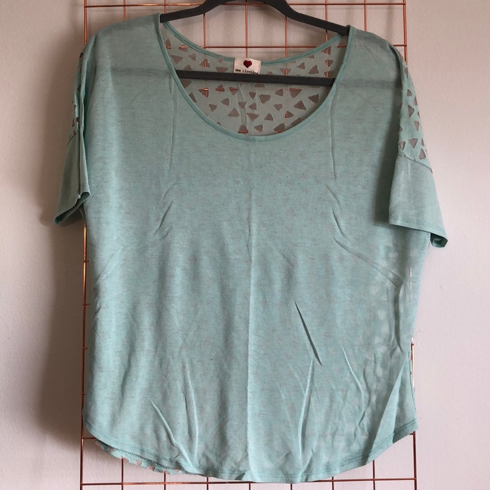 one clothing | Mint 3/4-Sleeved Top